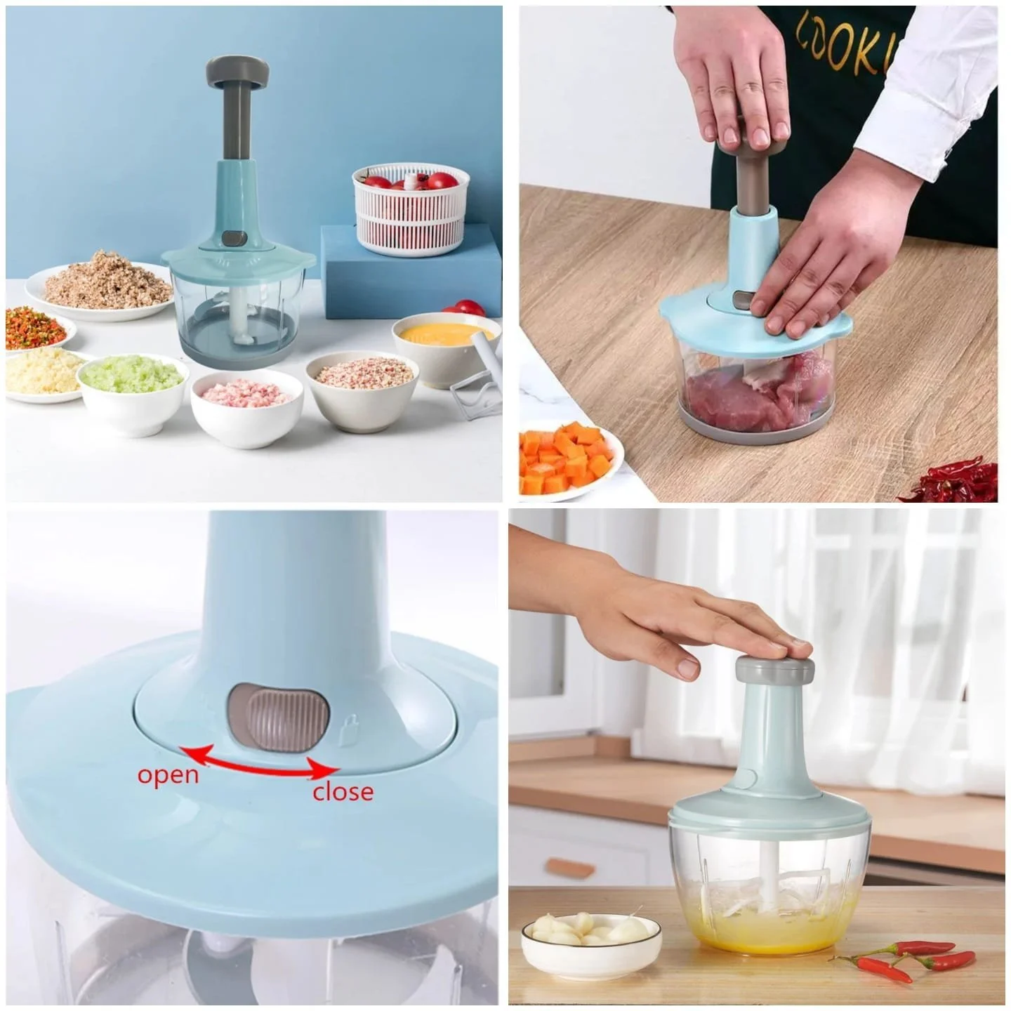 1.5L Push Chopper (Box Packing)