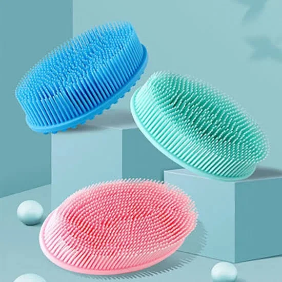 2 in 1 Silicone Face & Body Bath Brush