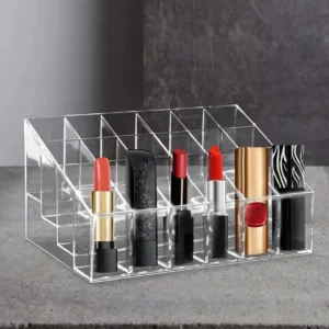 24 Grid Acrylic Lipstick Organizer
