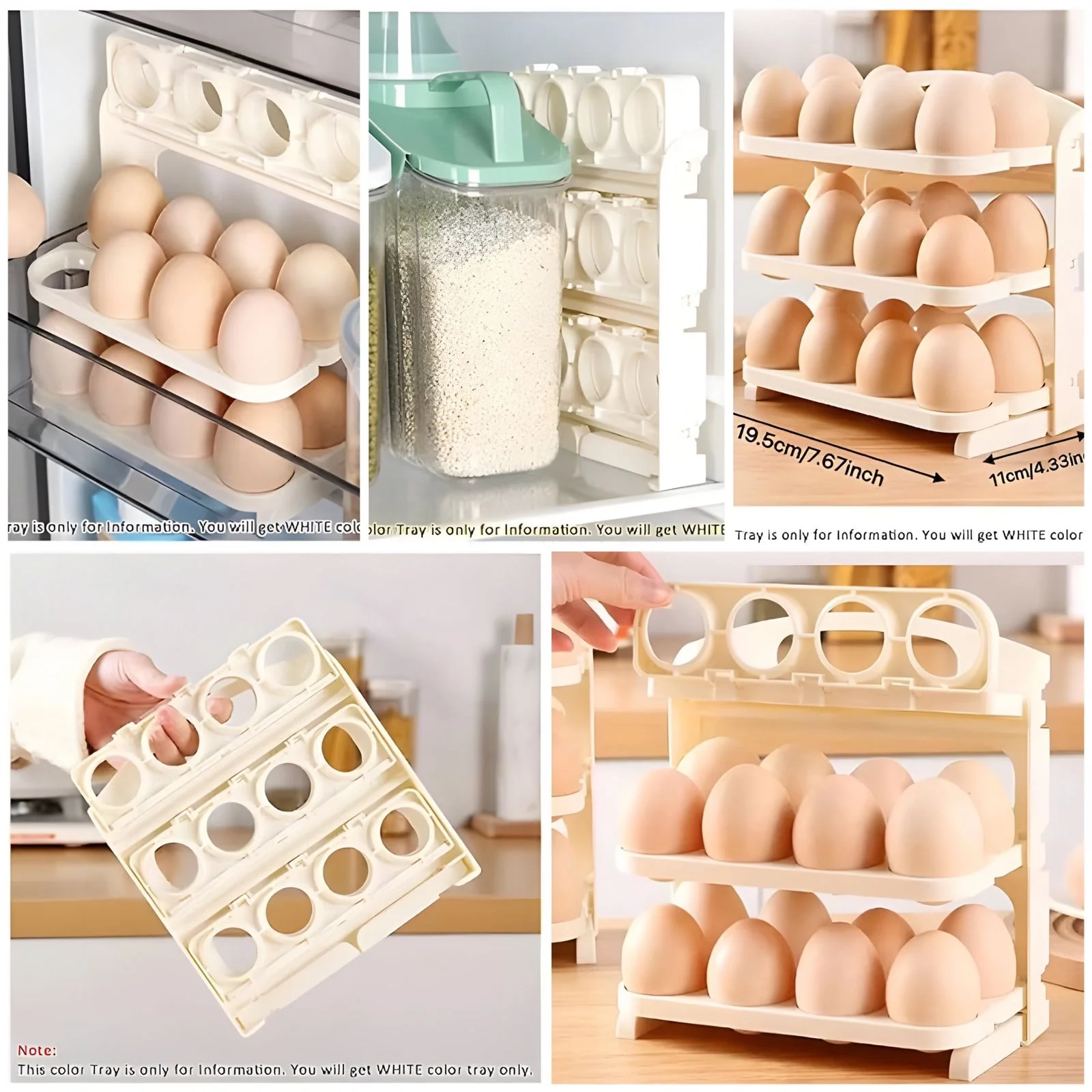 24 Grids Egg Storage Box (Box Packing)