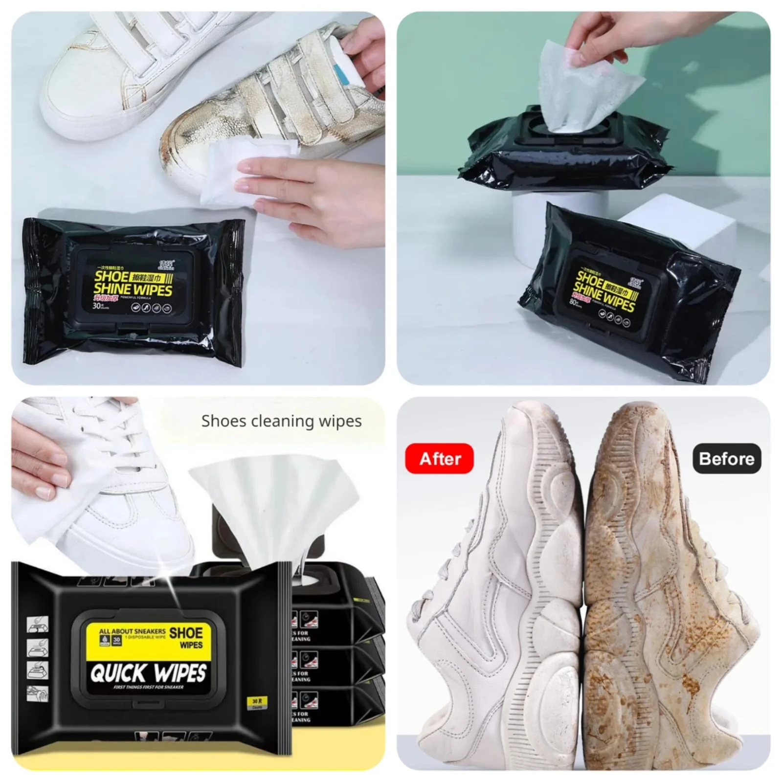36Pcs Pack Shoes Cleaning Wipes (Made in China 🇨🇳)