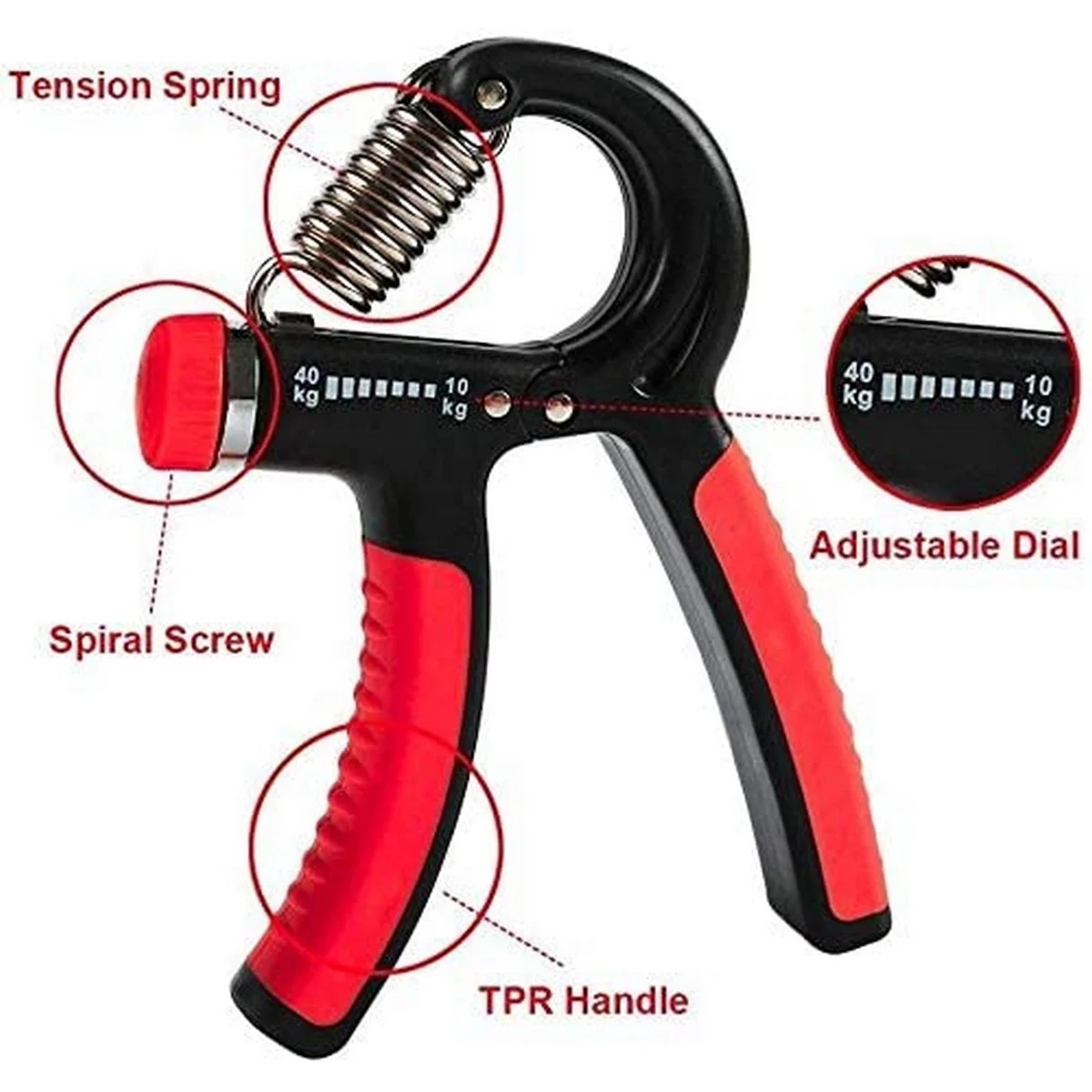 5-60KG Hand Trainer Gym Fitness Training Hand Grip Exerciser
