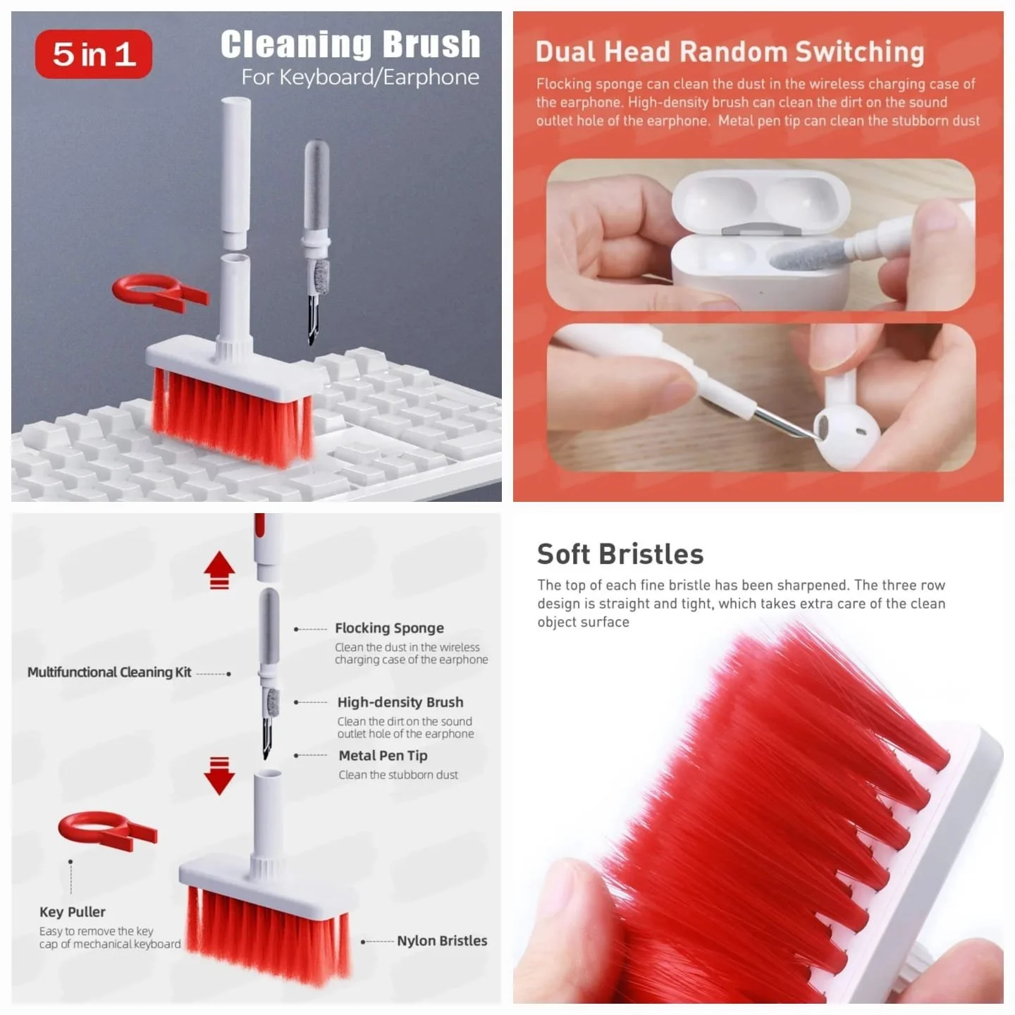 5 in1 EarPods & Keyboard Cleaning Brush