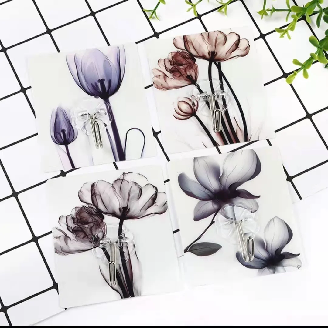 5pcs set Printed Wall Hook Random
