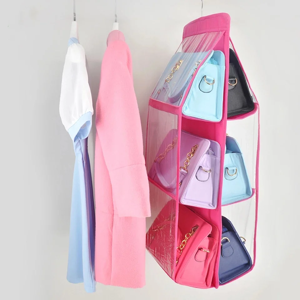 6-Pockets Handbag and Purse Organizer