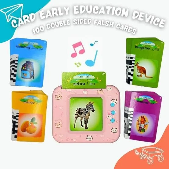Audible Baby Reading Machine for kids early learning English Cognitive Flash cards Toys Montessori Toddlers Gifts 2-4years