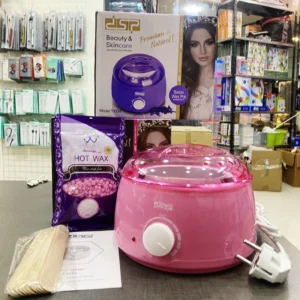 DSP Beauty & Skin Care Salon Wax Heater With Hot Wax Beans & Strip _(Imported Quality)_ _(Pink & Purple Color Available)_