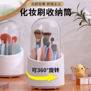 Dust-proof Rotating Plastic Lipstick Eyebrow Holder 360°