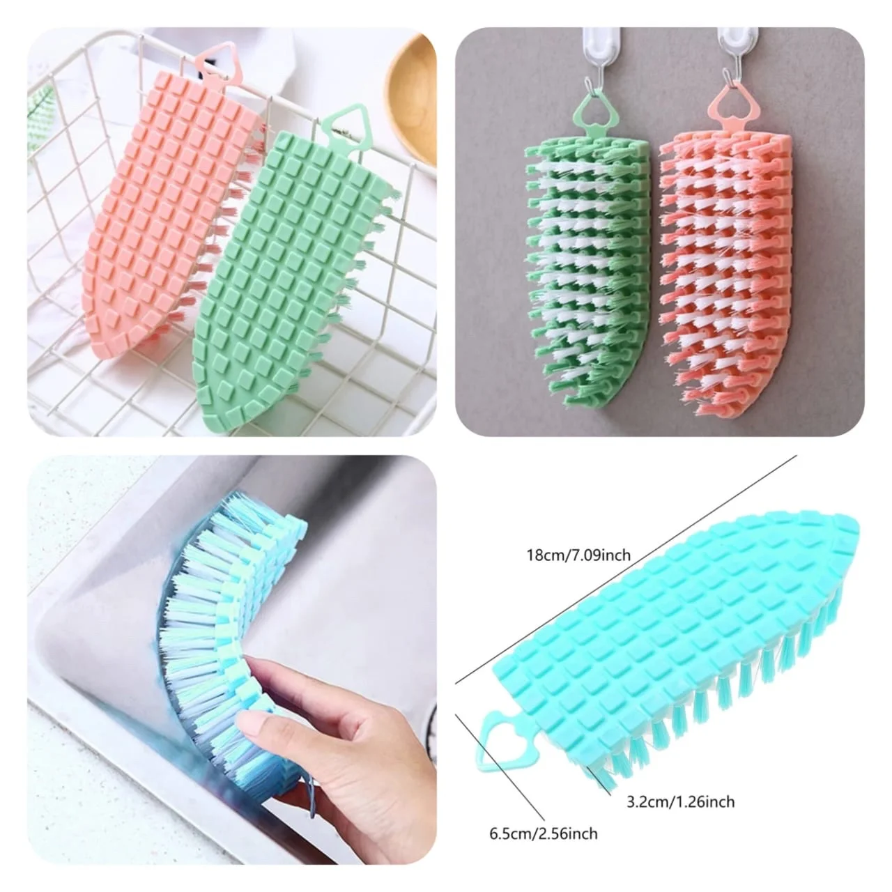 Flexible Cleaning Brush (Random Colours)