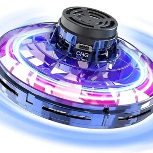 Flying Spinner With LED Light, Drone for Kids Hand Operated Mini Drones for Kids, UFO Magic Toy Indoor & Outdoor Game Toys, Cool Stuff Gadgets For Boys