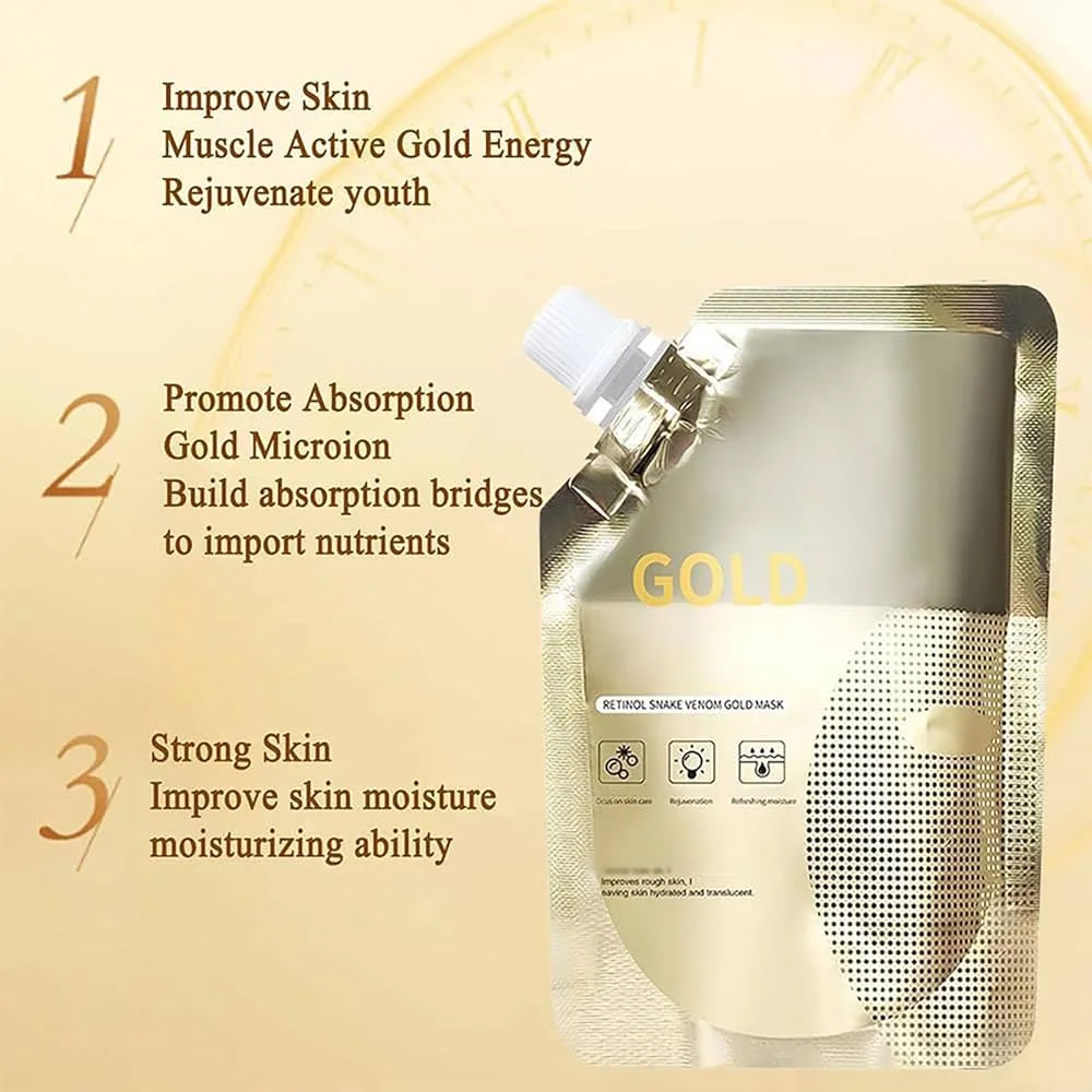 Golden Face Mask