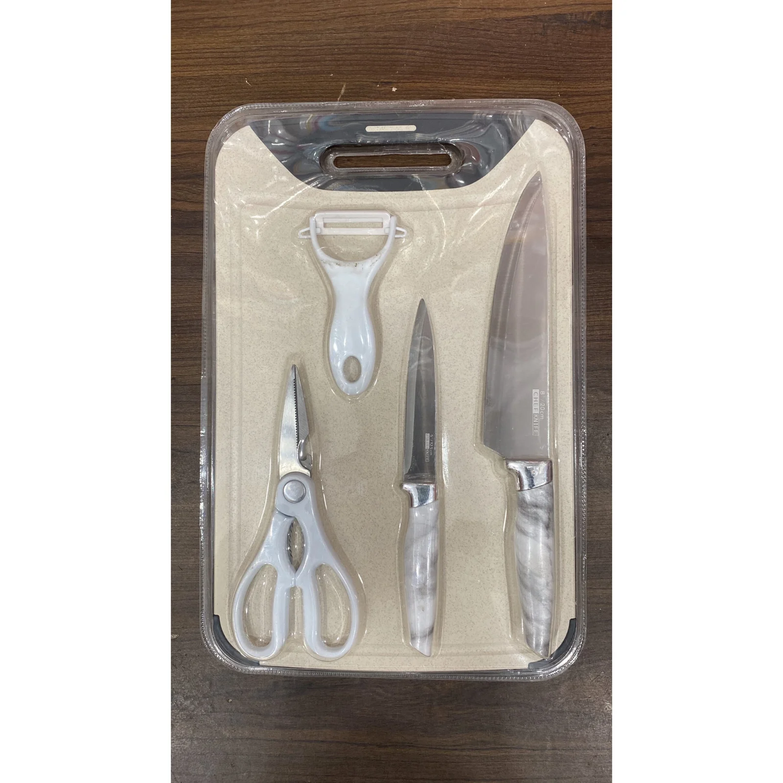 High Quality 5 In 1 Kitchen Set Including Cutting Board