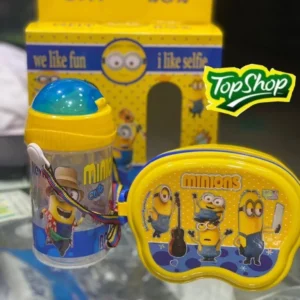 Kids School Water Bottle & Lunch Box (Box Packing-Random)