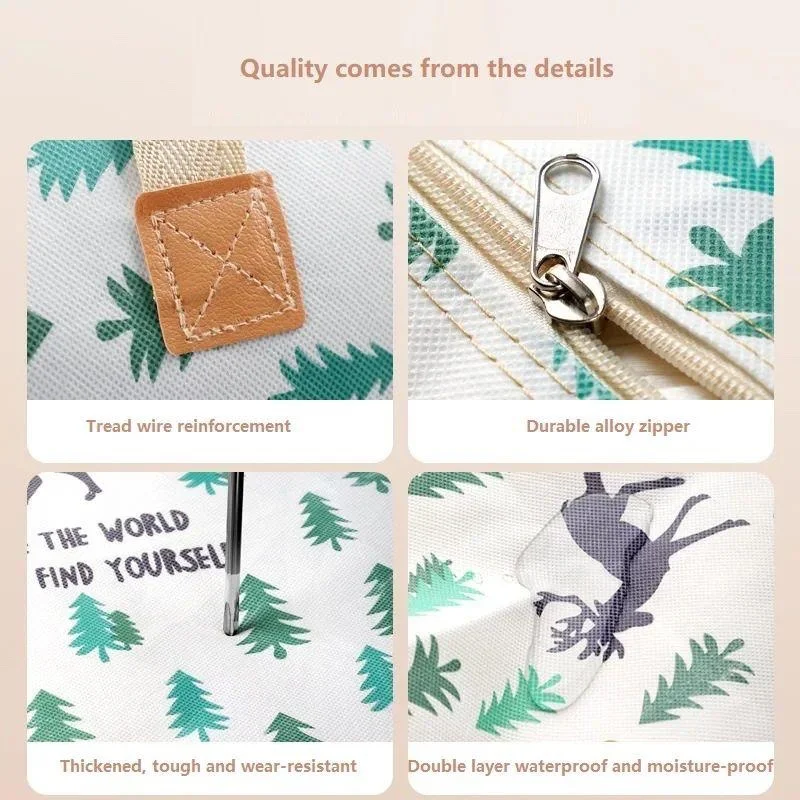 New Arrival High Capacity Waterproof Foldable Storage Bag Now Available in 2 Awesome Prints ( Pineapple & Giraffe)