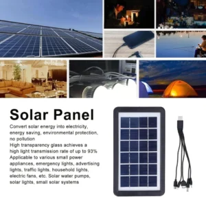 Outdoor Portable Solar Panel Power Generation System Multi-functional Power Supply Small Size Solar Panel