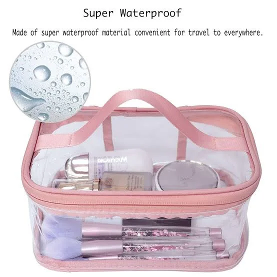 Pink Cosmetic Bag water proof