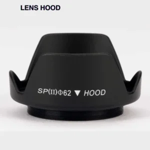SP(II) 62mm Camera Lens Hood – Screw-In Headlight Design for Optimal Photography