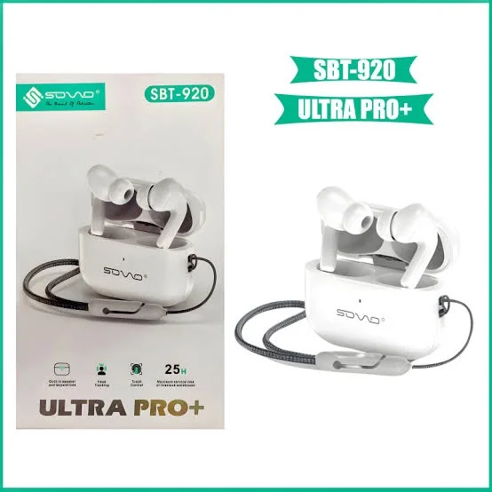 Sovo Ultra Pro + SBT 920 Earbuds (With One Year Warranty)