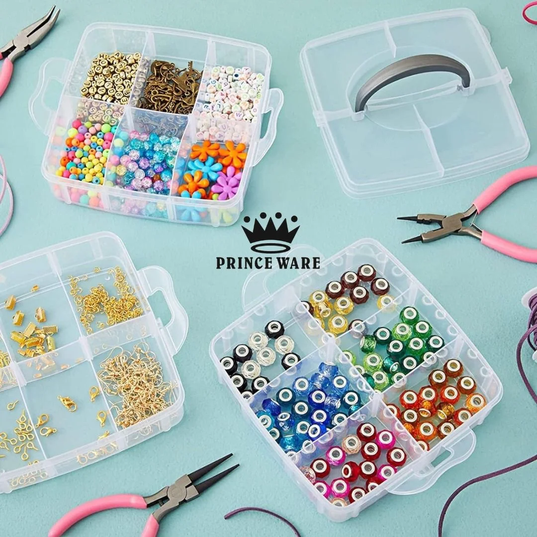 Stackable storage box organizer 3 Layer