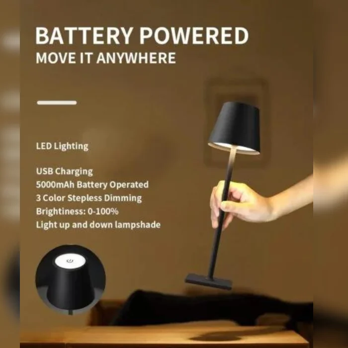 Table Lamp,Portable LED Desk Lamp, 5000mAh