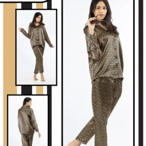 Teedot. Premium Quality MANDALA Print, Ladies Nightwear, Trouser Shirt