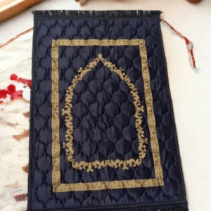 Turkish style Luxurious and comfortable foam Embroidery Jae Namaz (Imported Prayers Rug) Valvet Material (80*120cm)