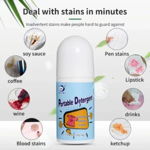 Universal and Portable Stain Removal for Clothes