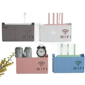 Wall Mounted Wifi Router Holder (Size : 24.5 x 14 cm)