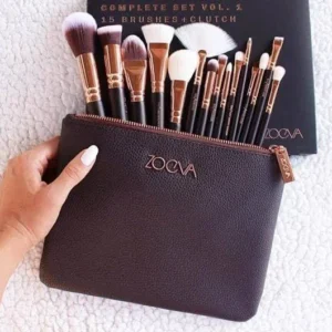 Zoeva Makeup Brushes Set leather case