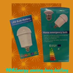 60w Led rechargeable blub big size with +2 battery 1800 mAh