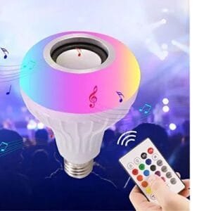 Multifunctional LED music light bulb Bluetooth speaker RGB